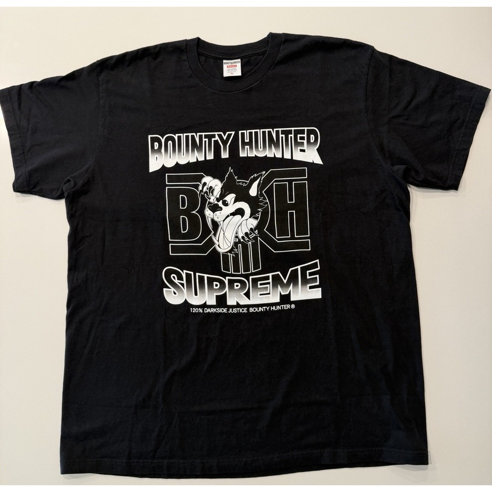 Supreme Bounty Hunter Wolf Tee Black FW23 Mens XL